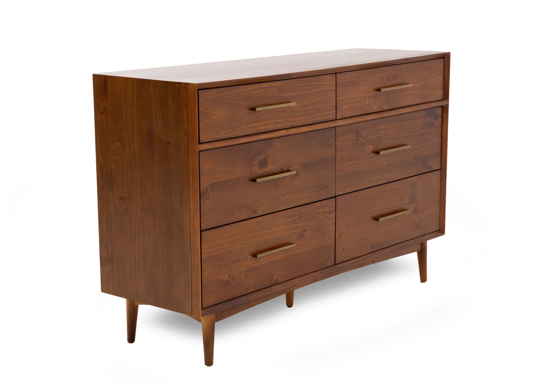 dark wooden dresser Lexington Furniture Silverado Sereno 12 Drawer Triple Dresser in Dark Wood 740-233